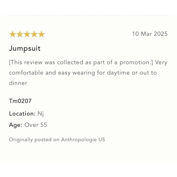 NWT Size S - Anthropologie Linen floral Jumpsuit (NWT US$ 118) - Picture 12 of 15